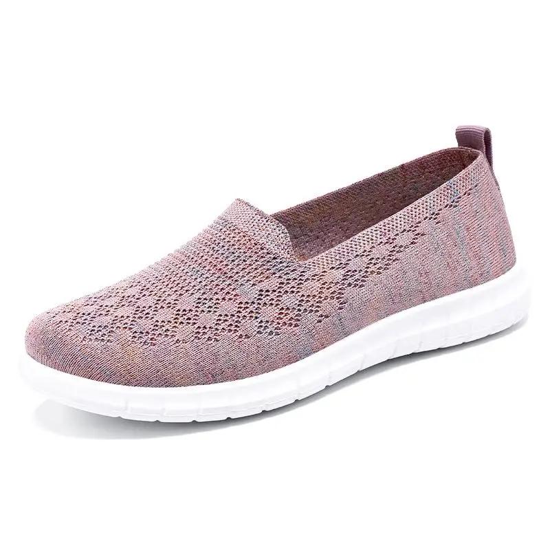 Trendy and Minimalist Flat Sports Shoes 2024 New Summer Breathable and Anti Slip Casual Women's Daily Shoes Zapatos De Mujer
