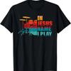 Au nom de Jésus je joue de la batterie T-shirt Musicien Chrétien Batteur
