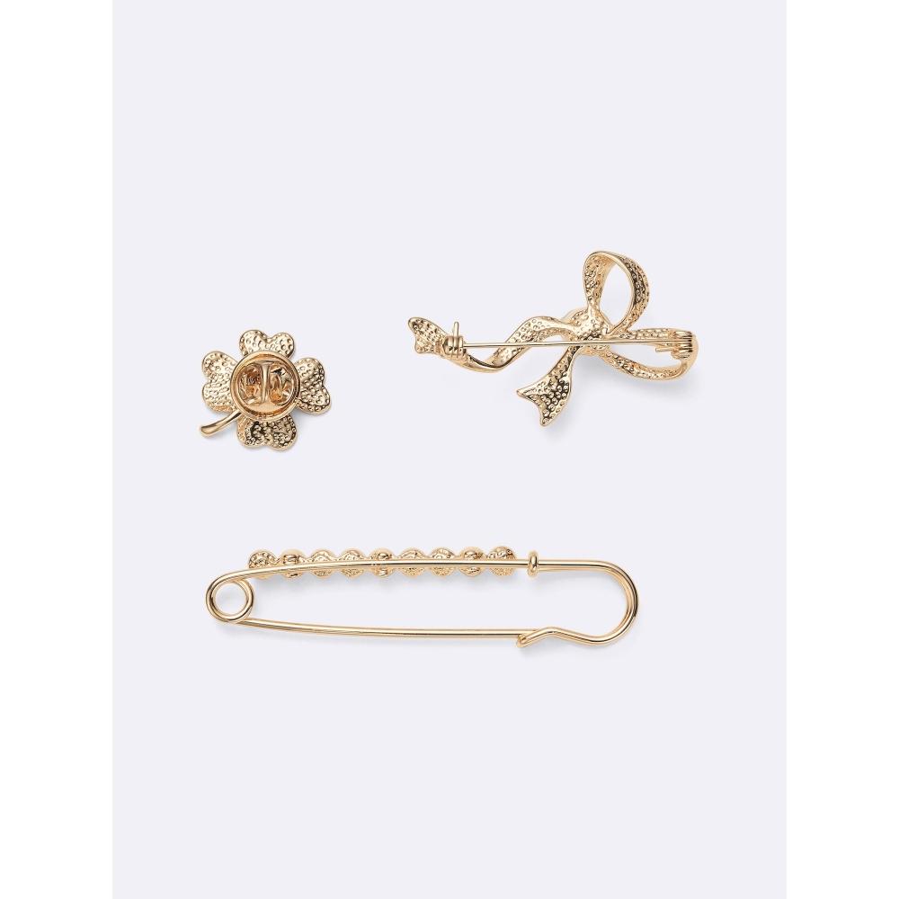 GU by Uniqlo Pearl Like Motif Brooch 3p