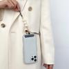 Light Luxury Pearl Leather Rope Electroplated Metal Mobile Phone Lanyard Messenger Chain Neck Decoration Diy Accessories Advanced Sense