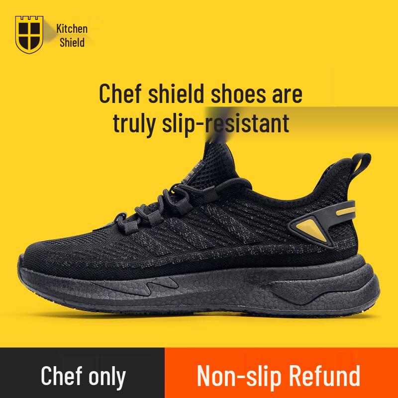 Chudun Unisex Non-Slip Breathable Chef Shoes 41