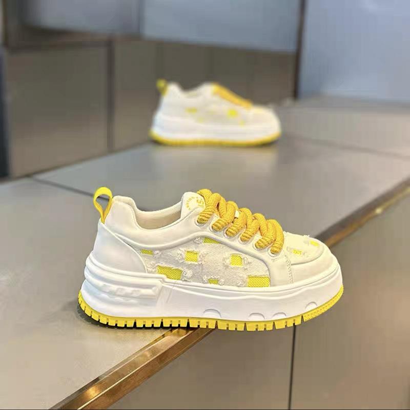 Men's board shoes hollow breathable hole shoes popular fashion casual shoes trend versatile sports shoes colorful trendy shoes men