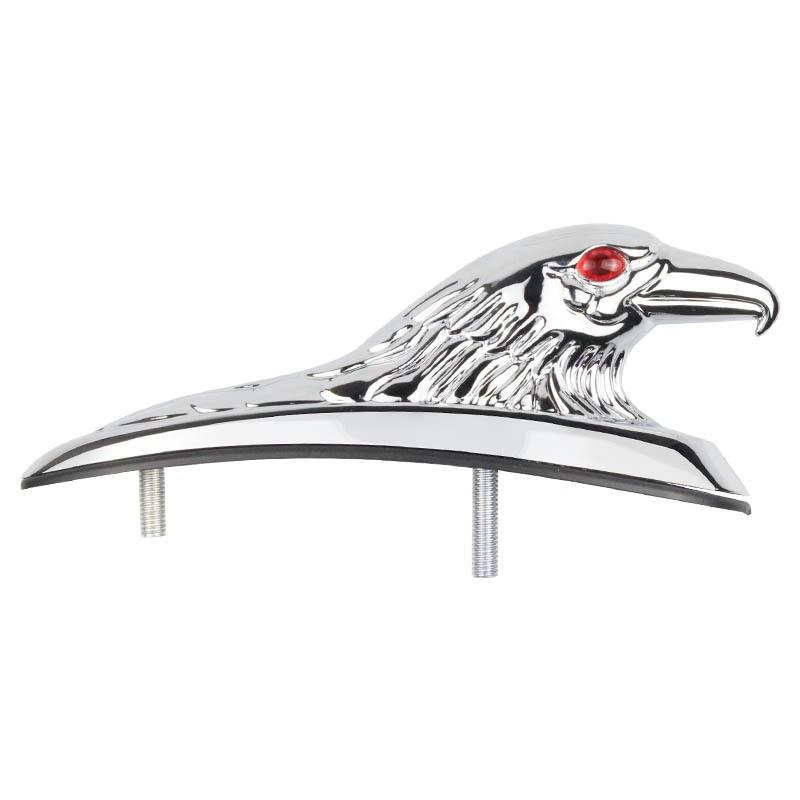 Motorcycle Eagle Head Decorative Mudguard Modified With Aluminum Chromium Plating