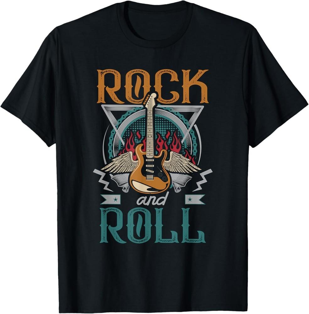Vintage Retro 80s Rock Roll Music Guitar Wings T-Shirt Unisex T-Shirt XXL 1930₽