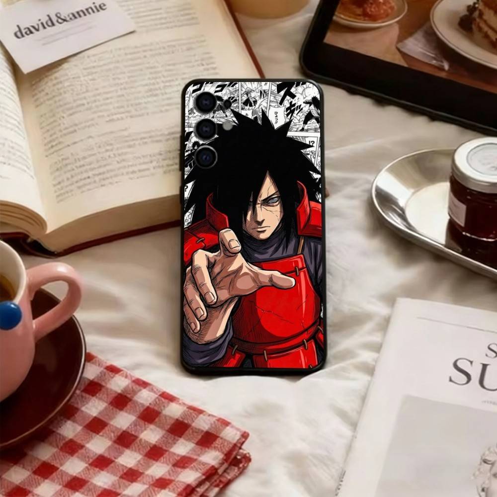 Uchiha Madara Phone Case Soft black For Samsung S25,S24,S21,S22,S23,S30,Ultra,S20,Plus,Fe,Lite