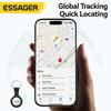 Essager Works with Apple Find My Smart Tag - Bluetooth GPS Tracker for Keys, Luggage & Pets, MFi Certified Anti-lost Finder Device for iOS