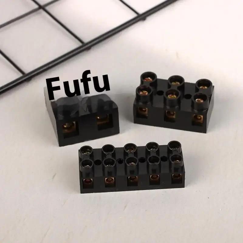 JX5 Dual Row Terminal Blocks10A/20A/60A Bass Fixed Type Connector Base Connection Terminal Block Cable Connector