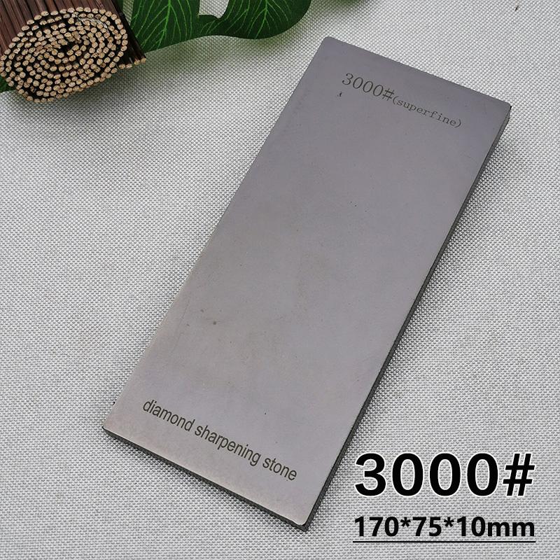 Diamond Sharpening Stone Knife Sharpener Hard Base Non-slip Grit 80-3000# Diamond Tools Fine Grinding Whetstone 230*80mm