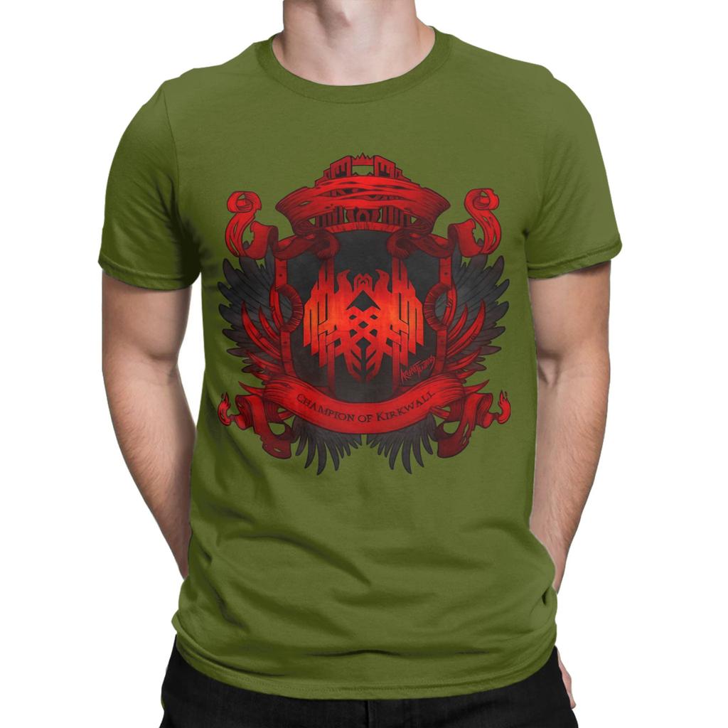 Champion Of Kirkwall Graphic 100 Cotton Tshirt Dragon Age Tees Tops For Unisex