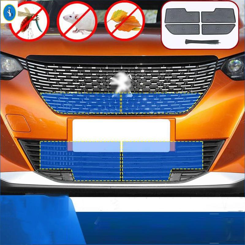 Auto Front Grille ert Net Anti-ect Screening Net Protective Head Mesh Cover Kit Accessories For Peugeot 2008  -
