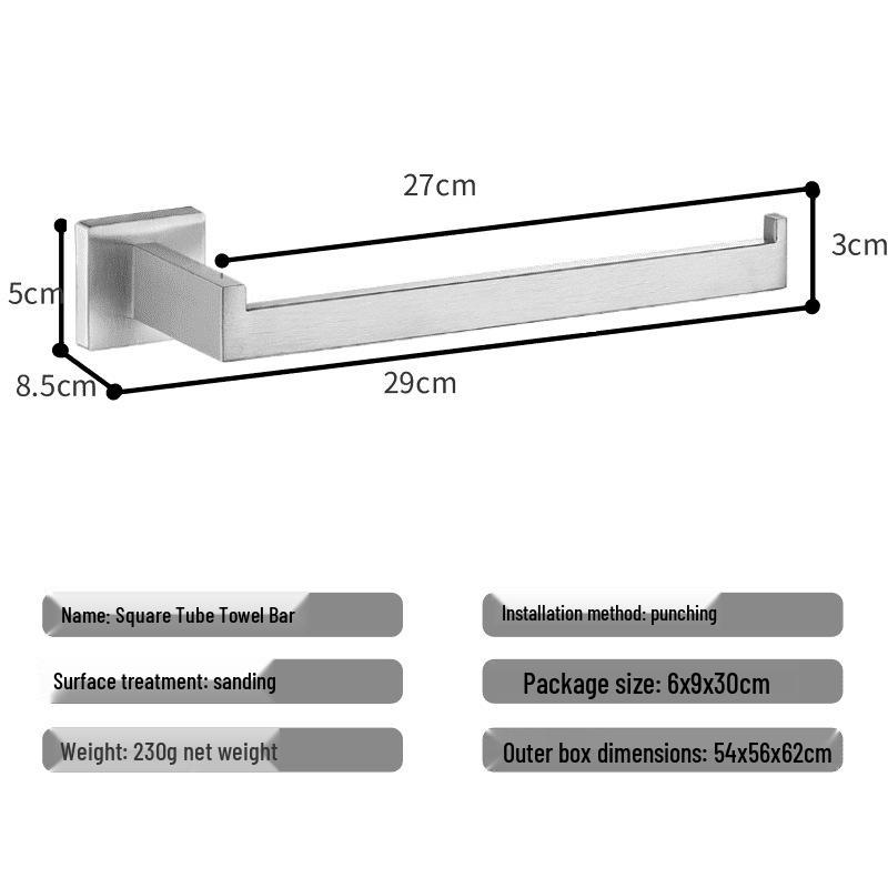 Black Bathroom Hardware Set: Towel Bar, Toilet Paper Holder, Towel Ring, Coat Hook, Storage Rack
