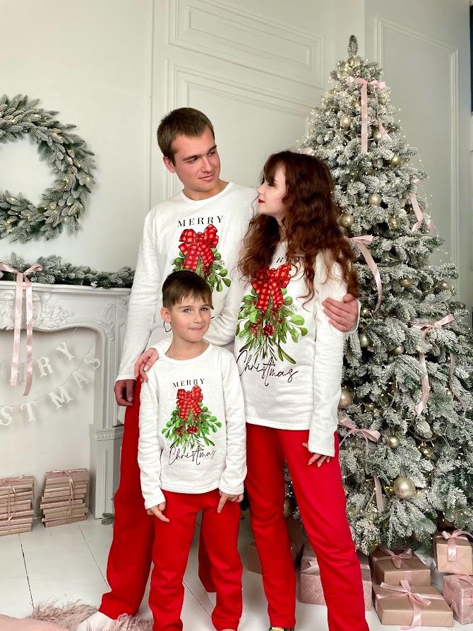 Men’s Holiday Pajamas – Soft Knit & Matching Family Style, Winter, 8625-F HC