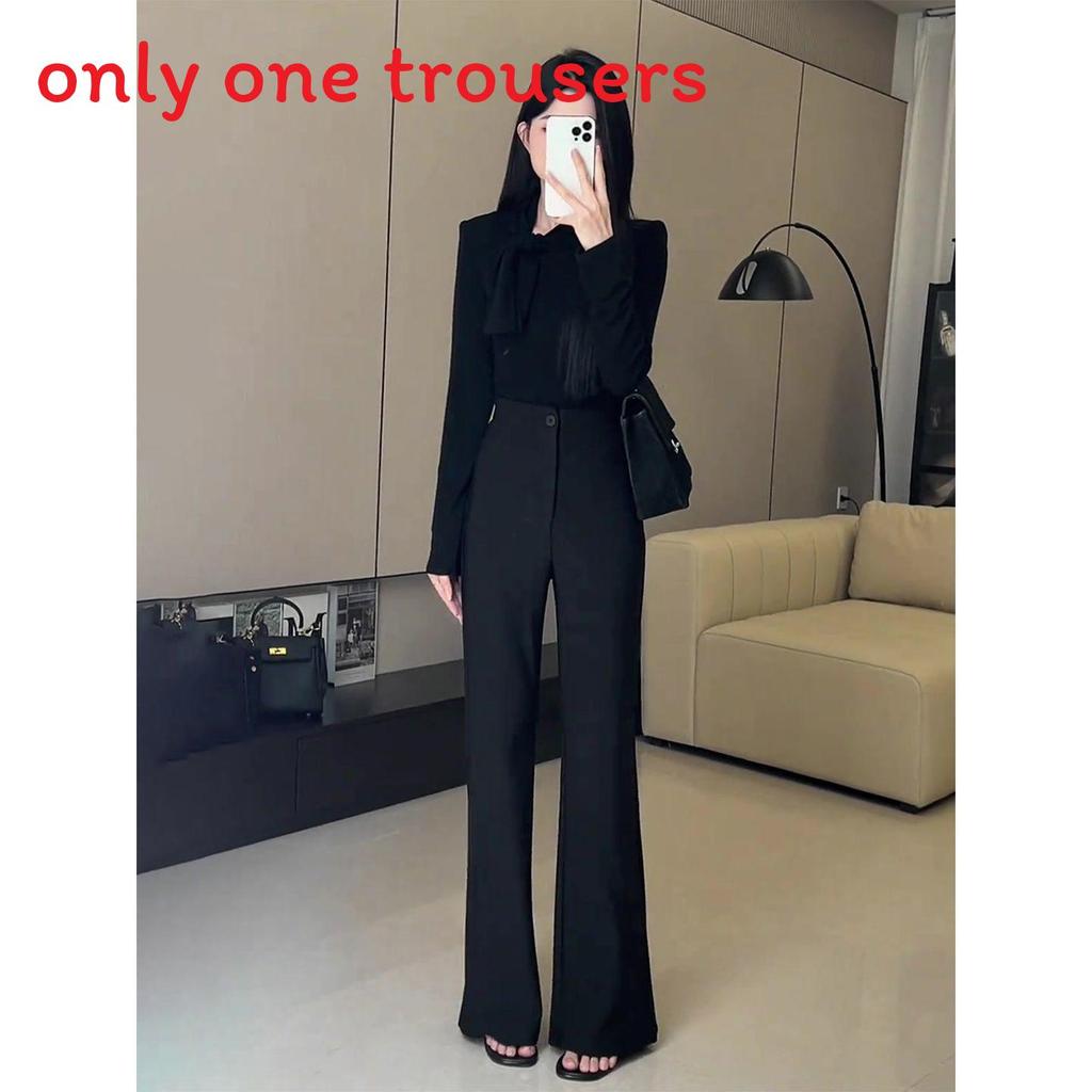 Casual Womens Khaki Wide Leg Pants With High Waist For Spring 2025