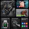 New Military Smart Watch Men IP67 3ATM Outdoor Sports Fitness Tracker Health Monitoring 1.44 Inch Bluetooth Call Smartwatch