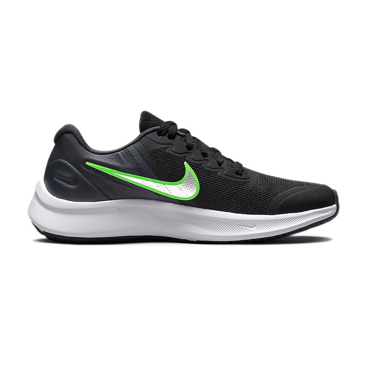 Nike Star Runner 3 GS Black Chrome Kids Sneakers Dark-Smoke-Grey DA2776-006