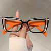 Vintage Cat Eye Glasses Women  New Fashion Multicolor Rim Eyewear Trendy Stylish Design Blue Light Blocking Eyeglasses
