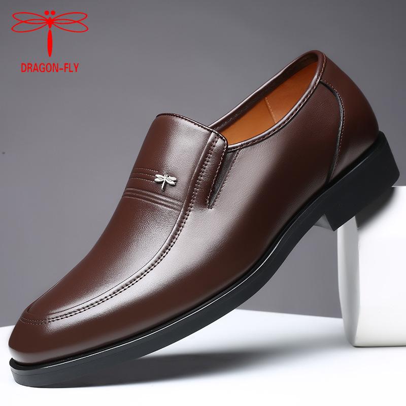 

Leather sandals men s genuine leather summer men s business dress hollow brown deodorant cowhide hole middle-aged and elderly father shoes 44