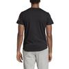 Adidas T Shirts Men's Black Crew Neck Moderate Straight Fit ED7258