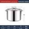 Commercial Stainless Steel Stock Pot