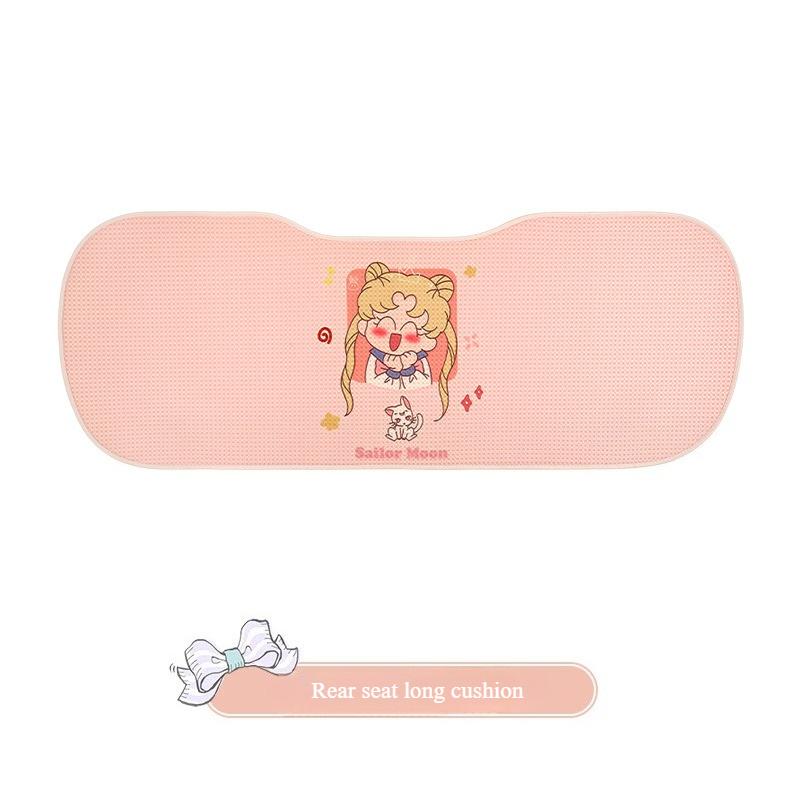 Beautiful Girls Universal Seat Cushion Covers Cute Breathable Four Seasons Comfortable Soft Pad Car Seat Protector