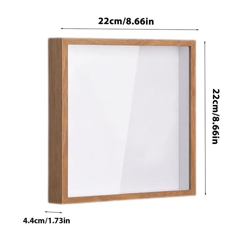 Travel souvenir box transparent postcard storage box photo frame suitable for concerts and airline tickets souvenir storage