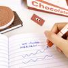Kawaii Stationery School Office Supplies Gift Chocolate Erasable Gel Pen 0.5mm Blue Ink back to school asthetic Cute pens