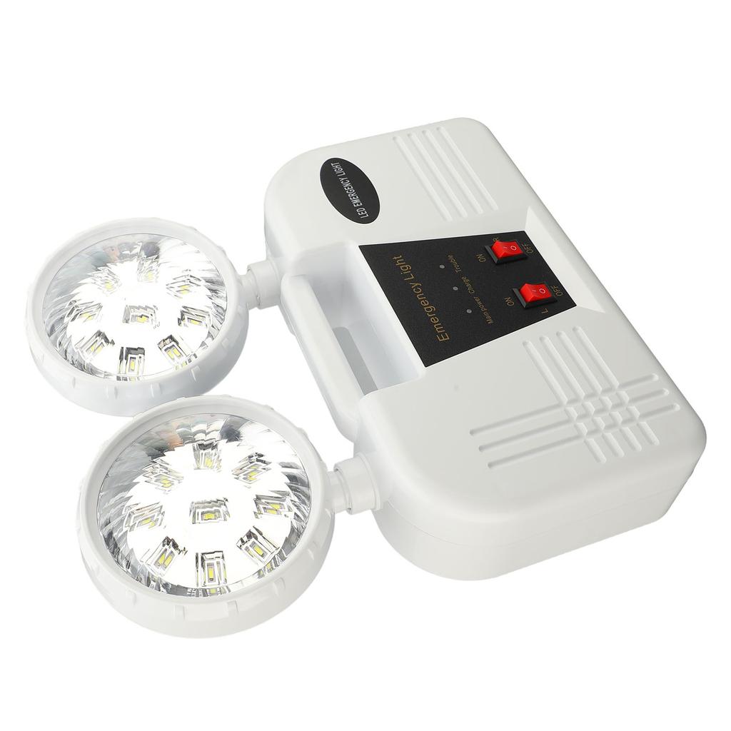 Emergency Light 2 Head Bright  White 9W LED Emergency Lighting  for Office Business