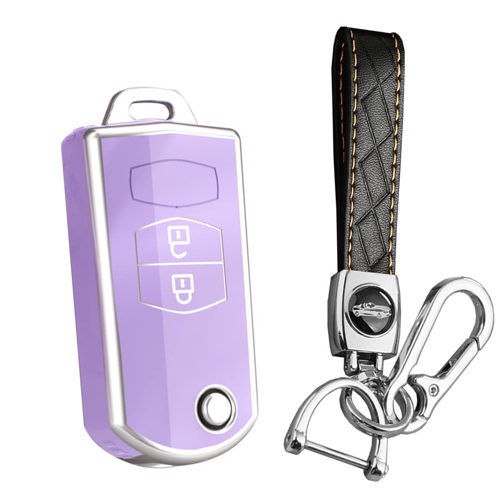 

[KUNIO] Mazda Key Case Key Holder Premium Silicone Flip Key Cover for Mazda Mazda