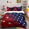 American Flag Star Bedding Set Bedding Duvet Cover Set Duvet Cover Pillowcases (1 * Duvet Cover 2 * Pillowcases, Without Duvet Insert)