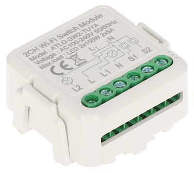 Atlo-Sw2-Tuya Wi-Fi Dual Intelligent LED Lighting Controller, Tuya Smart