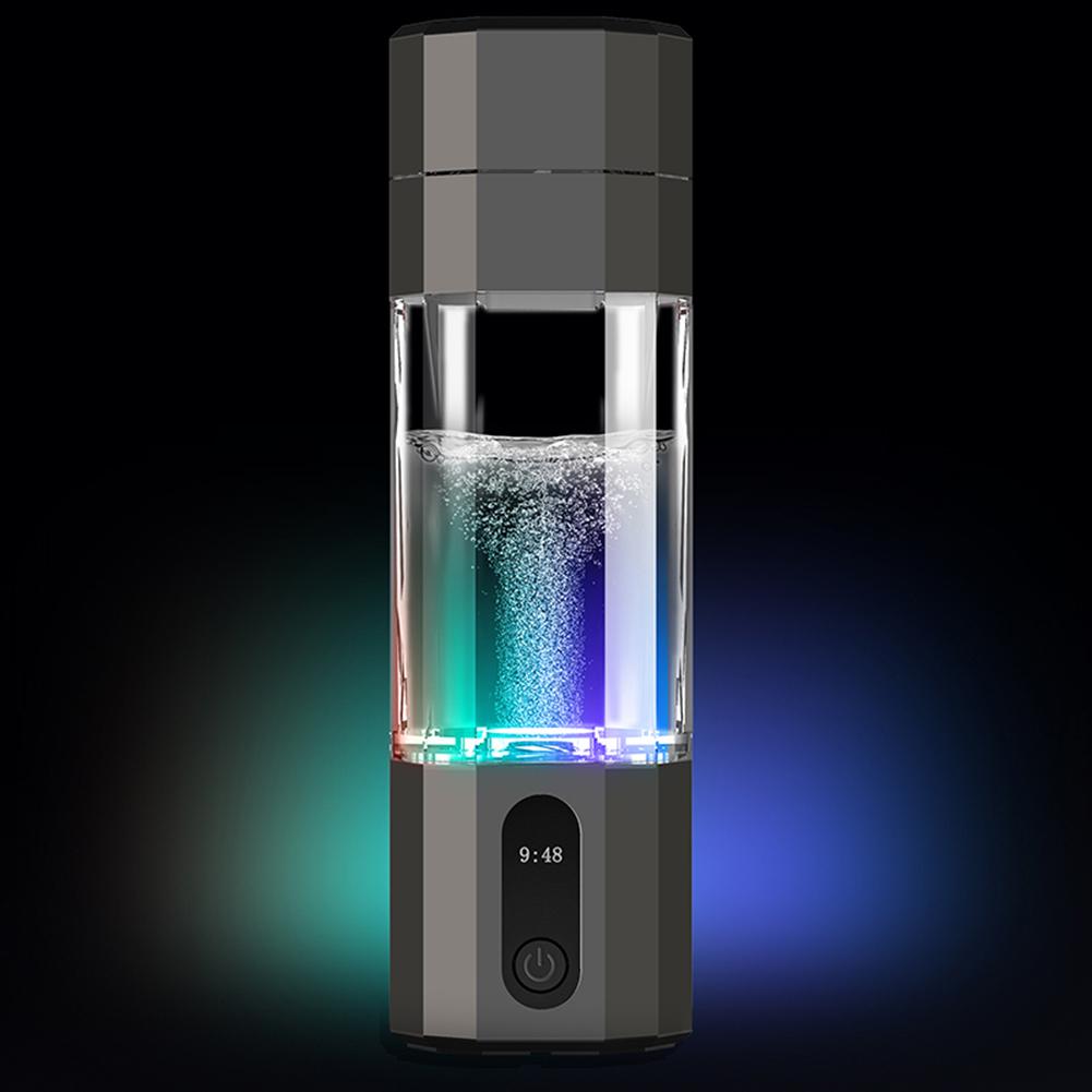 208 ml Przenośny kubek na wodę bogatą w wodór z regulacją na 2 poziomy, przenośny generator wody bogatej w wodór do biura, domu i podróży