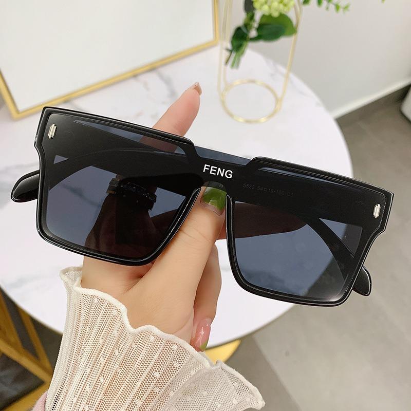 Fashion Oversized Square Sunglasses Women Lens Eyewear Retro Punk Sun Glasses Brand Designereyewear Shades Uv400