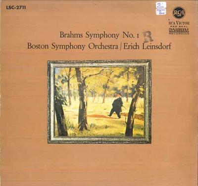 LP Record BRAHMS, BOSTON SYMPHONY ORCHESTRA / - Symphony No. 1 LSC2711 RCA VICTOR Germany Classical Used