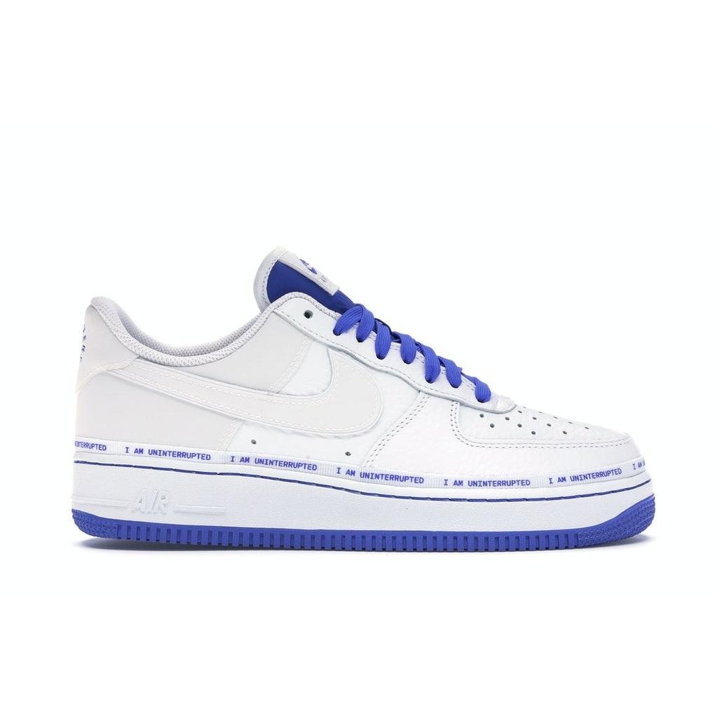 Uninterrupted X Nike Air Force 1 Low QS More Than Unisex Sneakers White Racer-Blue CQ0494-100