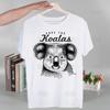 Koala Kawaii T-shirts Summer Men/Women Hip Hop Funny Print Cute Cartoon Tshirt Streetwear T Shirts Short Sleeve Tops
