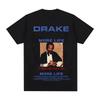 New Unisex Casual Short Sleeve Hip Hop T Shirt, Vintage Letter Print Drake For All The Dogs Women And Men T Shirt