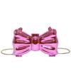 New acrylic bag glossy pearl flower bag bow mini bag mouth red envelope diagonal span bag