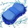 Microfiber Car Wash Sponge, Car Care Detail Brush; Car Wash Towel, Multi-functional Cleaning Tool