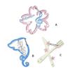 Multifunctional Keychain Carabiner Clip with Secure Lock Plastic Texture Perfect for Outdoor Backpack Keys and Daily Use