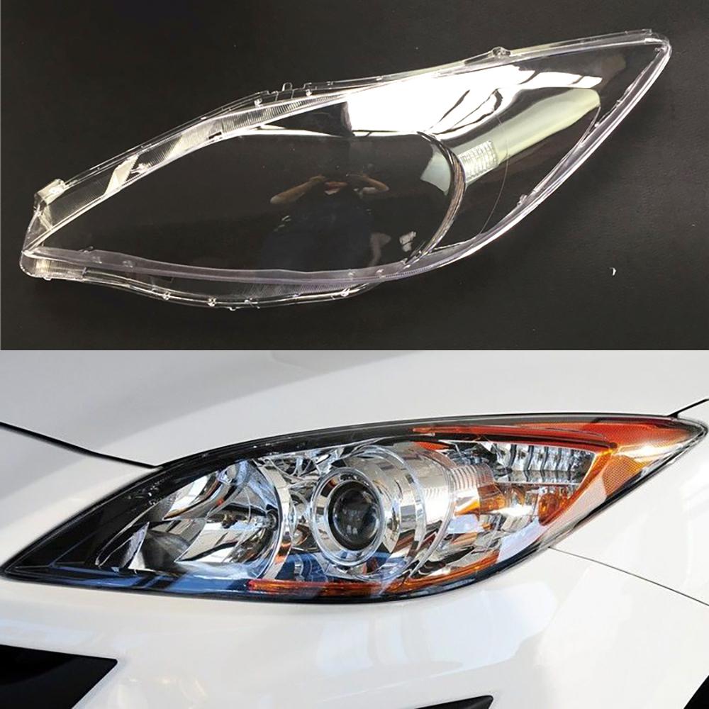 Car Headlight Lens For Mazda 3 Speed Transparent Car Headlight Headlamp Lens Auto Shell Cover Driver Side