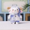Cartoon Sheep Plush Keychain With Colorful Design For Girls And Boys