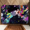 Anime M-Mob P-Psycho100 Floor Mat Soft Flannel Floor Mat  Suitable for Entryways, Living Rooms, Bedrooms, and Bathrooms