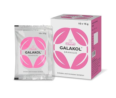 Pharma Galakol Granules For Lactation Support Breast Milk Nutrition Supplement 10 Sachets X 15 G Nursing Mothers