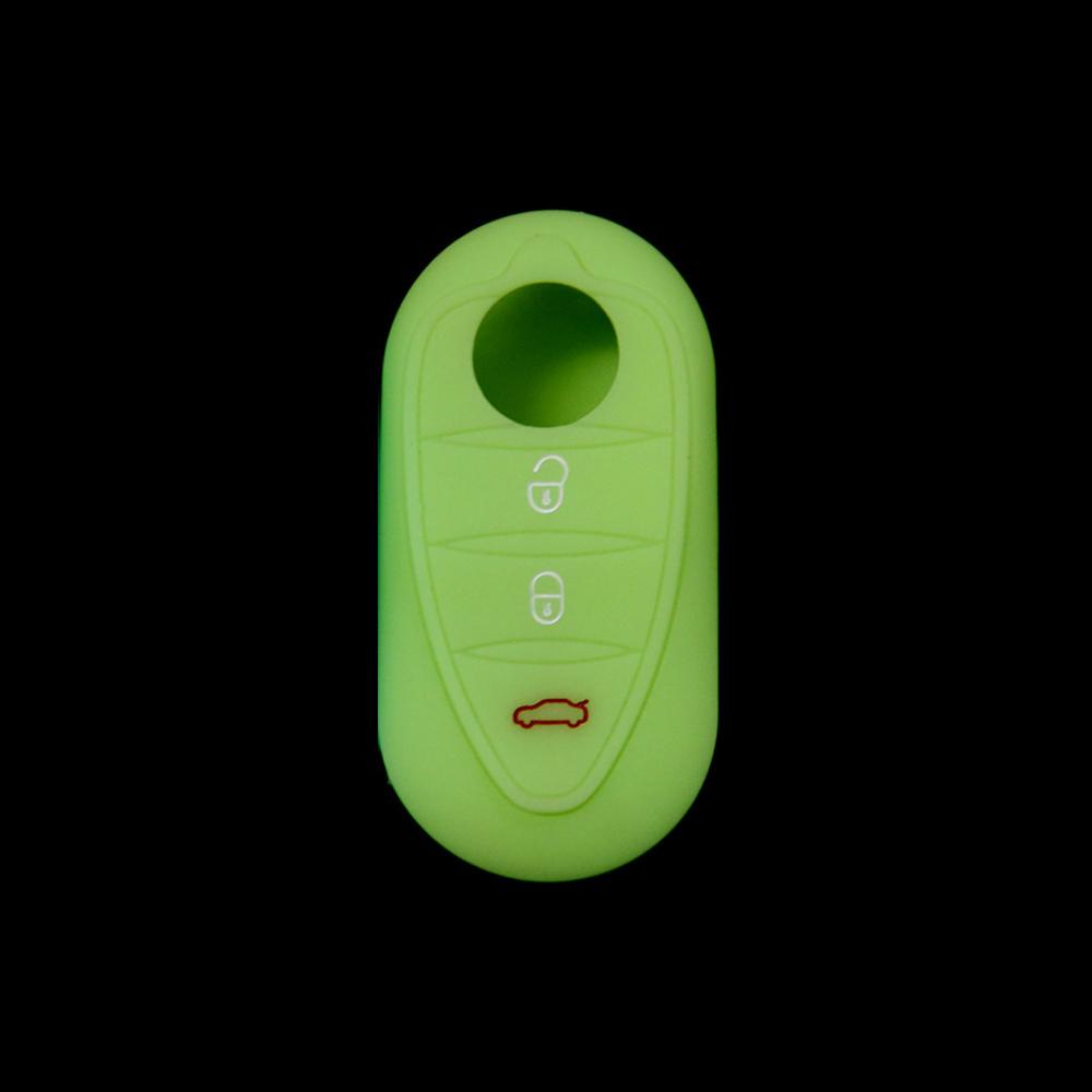 Silicone Key Cover Holder For Alfa Romeo Giulietta Myth Junior 4C Romeo Mito Myth 159 Gto Gta Car Remote Control Car Accessories