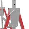 2 X Trestle, Support Trestle, Steel, Red