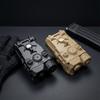 Multi-functional Tactical Box: Nylon Rail Button Flashlight with Infrared Signal and Lithium Battery