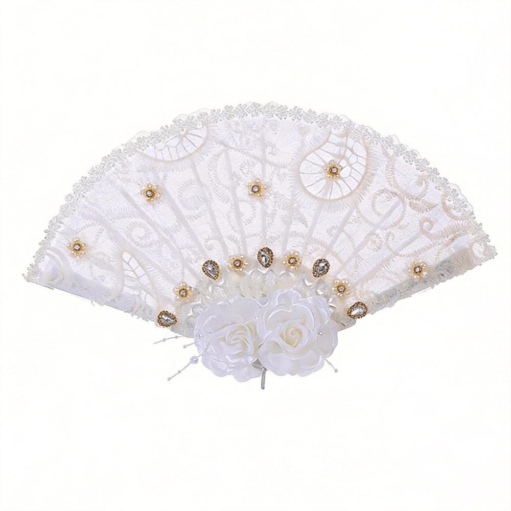 Ein Hochzeitsdekorationsfächer, Schneewittchen Kunstblumen Dekoration Hochzeitsbedarf, geeignet für Brautengagement und Hochzeitszeit,