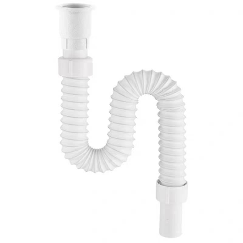 36-79cm Kuchyňská kanalizační trubka Flexibilní koupelnová umyvadla Svodová trubka Umyvadlo Galvanicky pokovená instalatérská hadice Roztažitelná hadice