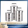 Lijia Guosheng 304 Stainless Steel Insulated Round Lunch Box
