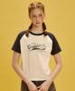DISTN9NE Retro Bear Raglan Short Sleeve Tee Dark Navy (Lp2Tf268-067)